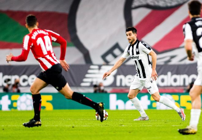 Postigo se pierde el duelo ante el Athletic (Foto: Levante UD)