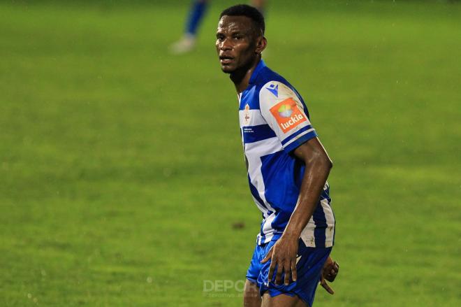 Uche Agbo, centrocampista del Deportivo (Foto: RCD).
