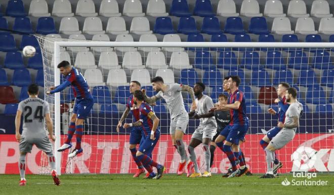 Lance del juego el pasado viernes. (Foto: LaLiga)