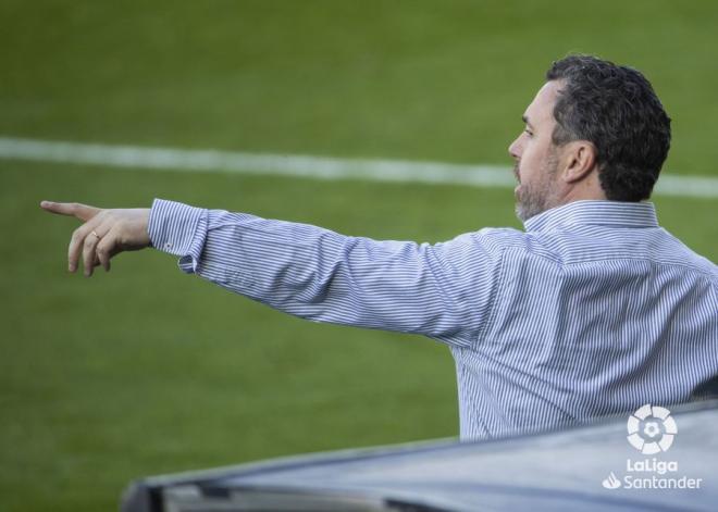 Sergio, en la visita del Real Valladolid al Estadio Abanca-Balaídos (Foto: LaLiga).