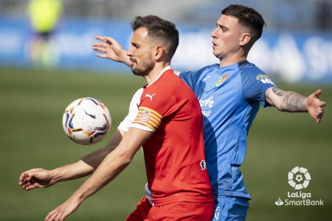 Stuani, en el Fuenlabrada-Girona (Foto: LaLiga).