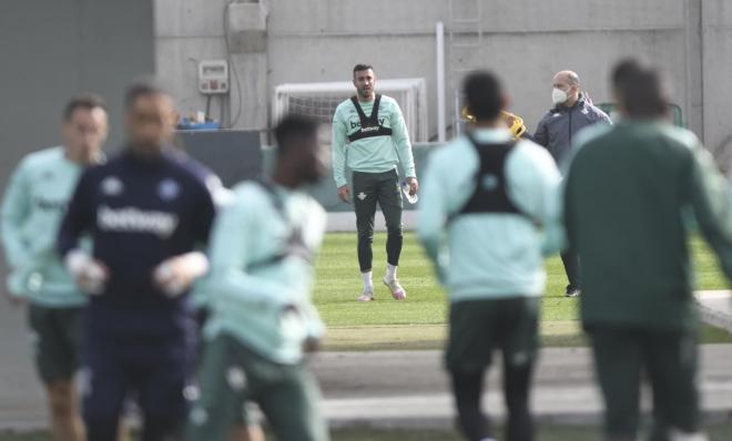 Camarasa, entrenando en la Ciudad Deportiva (Foto: Kiko Hurtado).