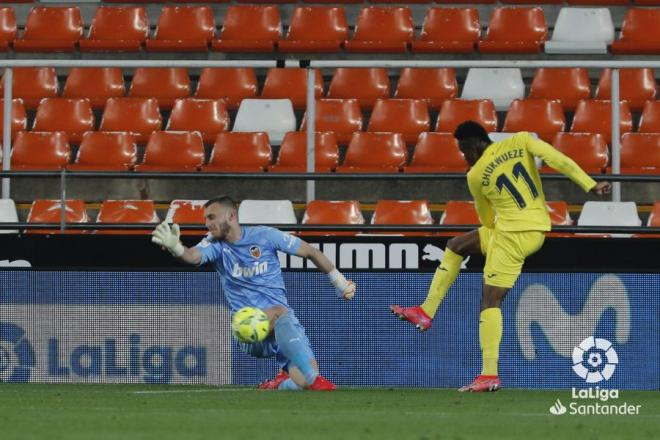 Cillessen salva a su equipo en el Valencia-Villarreal (Foto: LaLiga)