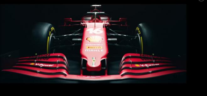 El nuevo alerón del coche de Ferrari.