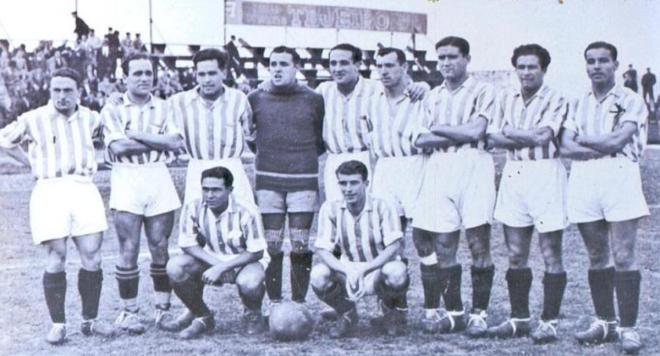 El Betis campeón de LaLiga en 1935.