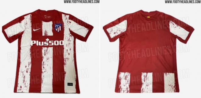 Nueva camiseta del Atlético de Madrid (Imagen: Footy Headlines).