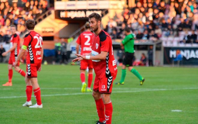 Adrián López 'Piscu' en su etapa en el Fredericia danés (Foto: FC Fredericia).