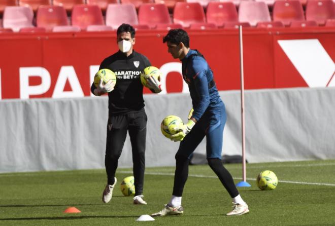 Bono en un entrenamiento (foto: Kiko Hurtado).