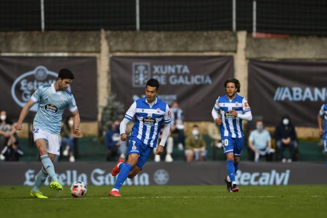 Miku y Keko protagonistas en el Celta B-Dépor (Foto: RCD).