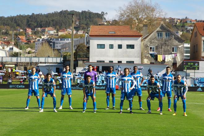 Once titular del Dépor ante el Celta B en Barreiro (Foto: RCD).