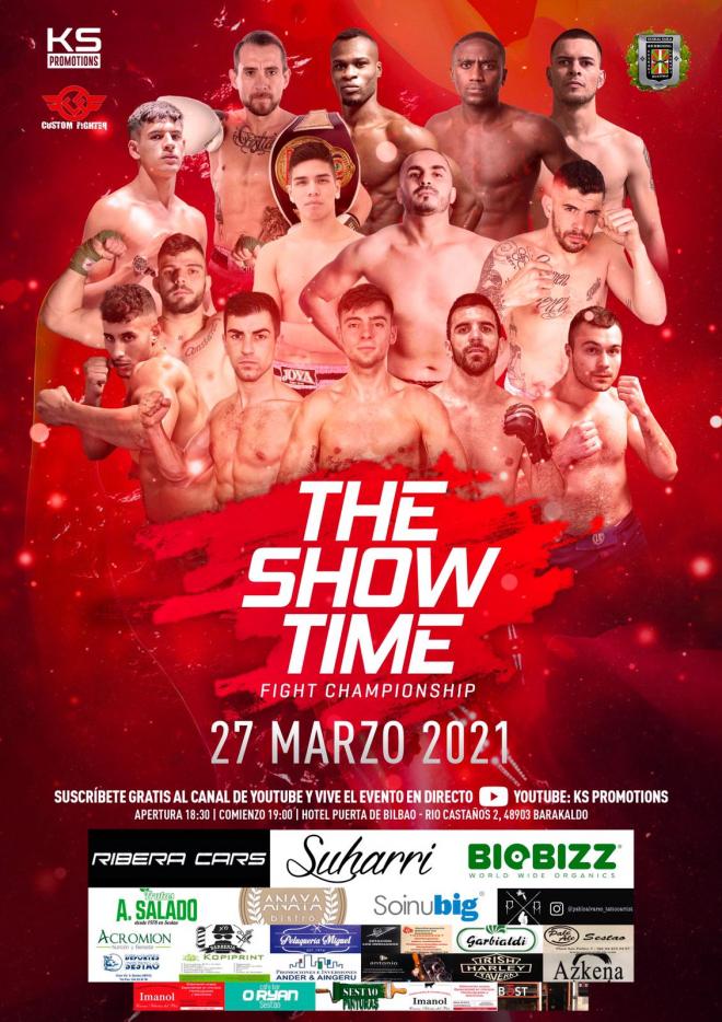 ‘The Showtime', kickboxing el 27 de marzo en el Hotel Puerta de Bilbao de Barakaldo.