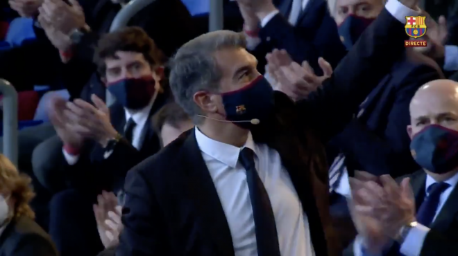 Laporta, proclamado nuevo presidente del Barça.