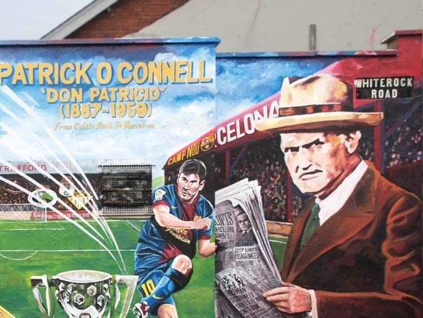 Mural de Patrick O'Connell en Belfast