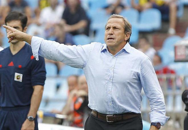 Víctor Muñoz en su etapa en el Real Zaragoza (Foto: EFE).