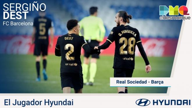 Sergiño Dest, Jugador Hyundai.