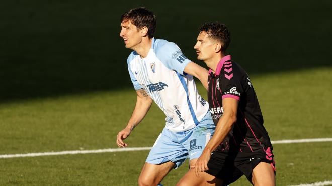 Scepovic, en su debut con el Málaga (Foto: Málaga CF)