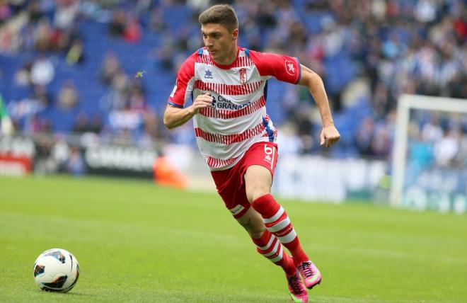 Guilherme Siqueira, en un partido del Granada (Foto: EFE).