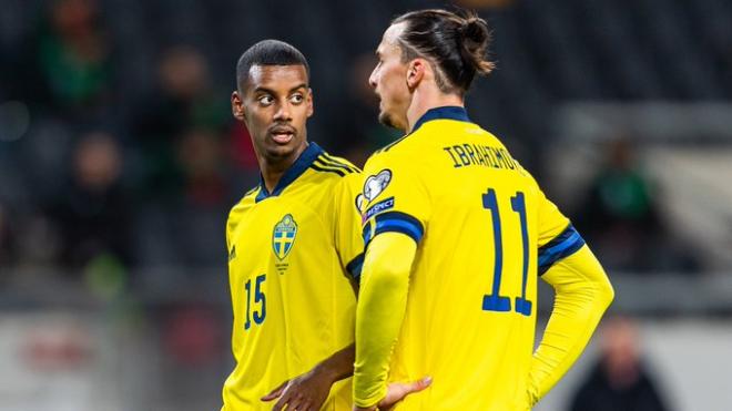 Isak e Ibrahimovic jugaron juntos de inicio con la selección sueca.