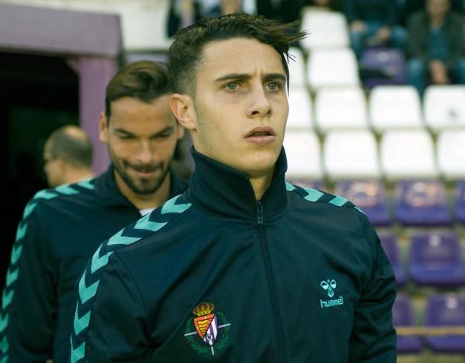 Mario Hermoso antes de un partido (Foto: Real Valladolid)