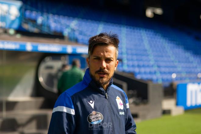 Rubén de la Barrera en su primera etapa como técnico del Deportivo (Foto: RCD).