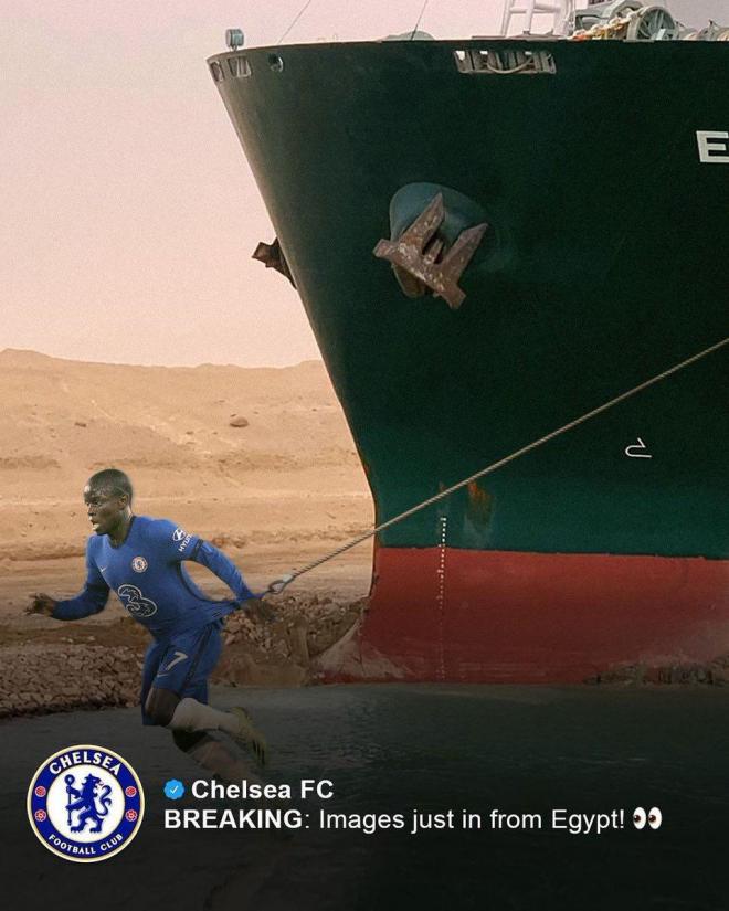 Imagen subida por el Chelsea en sus redes sociales.