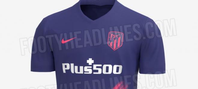 Así será la segunda camiseta del Atlético de Madrid para la 21/22.