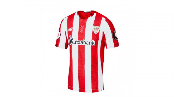 El Athletic Club ha puesto ya a la venta la camiseta de la final de Copa del 3 de abril.