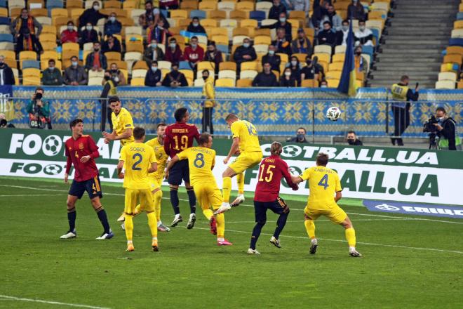 El Ucrania-España ya se disputó con público en las gradas (Foto: Cordon Press).