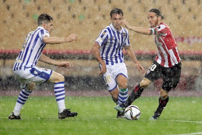 Iker Muniain, en la final Athletic-Real Sociedad (Foto: EFE).
