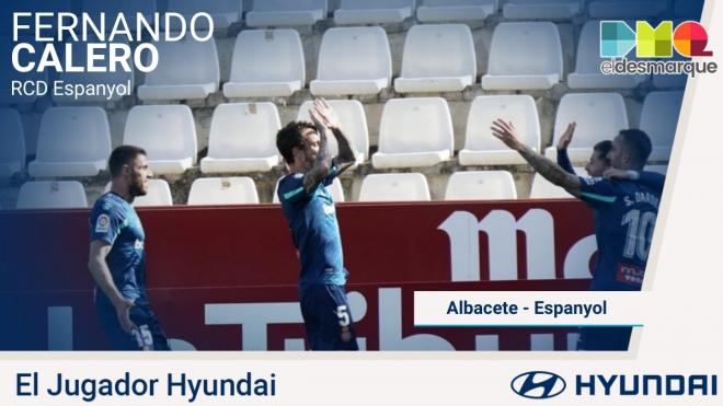 Calero, Hyundai del Albacete-Espanyol.