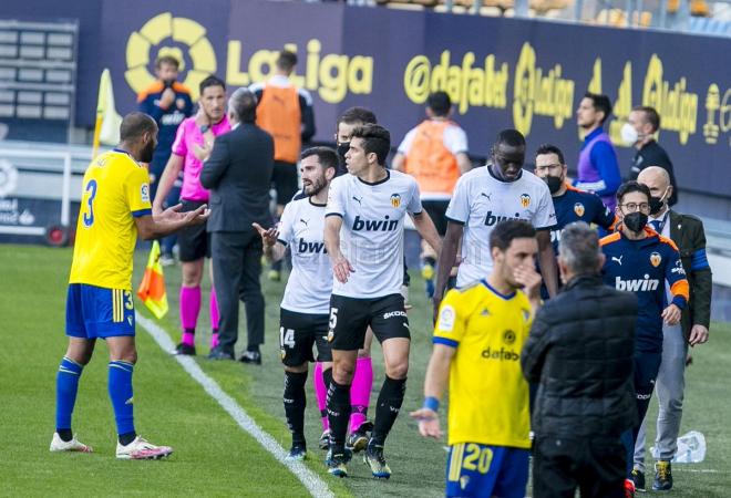 Diakhaby recibe un insulto racista en el Valencia-Cádiz (Foto: Valencia CF)
