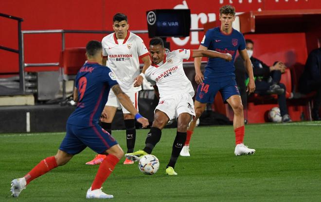 Un instante del partido Sevilla-Atlético de esta temporada (Foto: Kiko Hurtado).