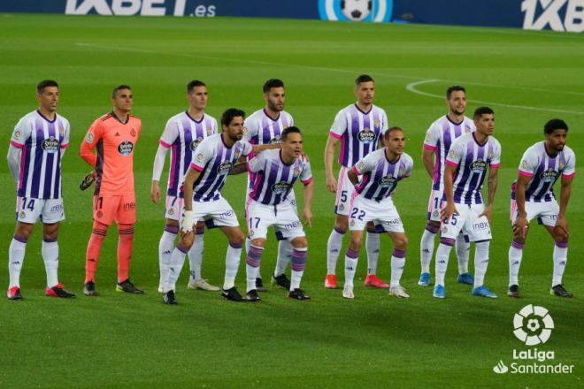 El once de Sergio González en el Barcelona-Real Valladolid (Foto: LaLiga).