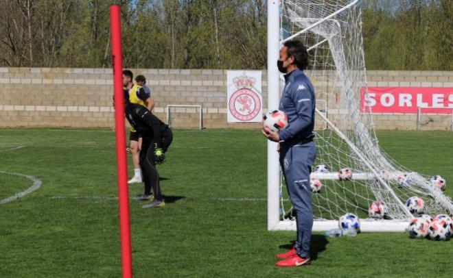 Mario Gibanel, ayudante de Imanol Idiakez. (Foto: Cultural Leonesa).