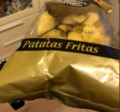 Bolsa de patatas con sorpresa (Foto: @paulapayan123).