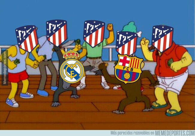 El meme de los monos con el Atlético invitado al Clásico.