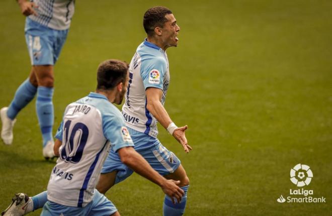 Yanis celebra un gol ante el Albacete (Foto: LaLiga).