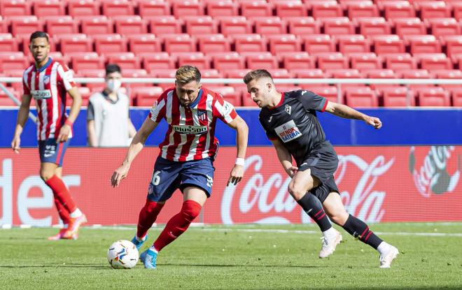 Héctor Herrera, durante el Atlético-Eibar (Foto: Cordon Press).