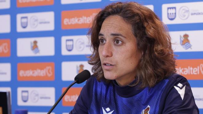 Natalia Arroyo, entrenadora de la Real Sociedad (Foto: Real Sociedad).