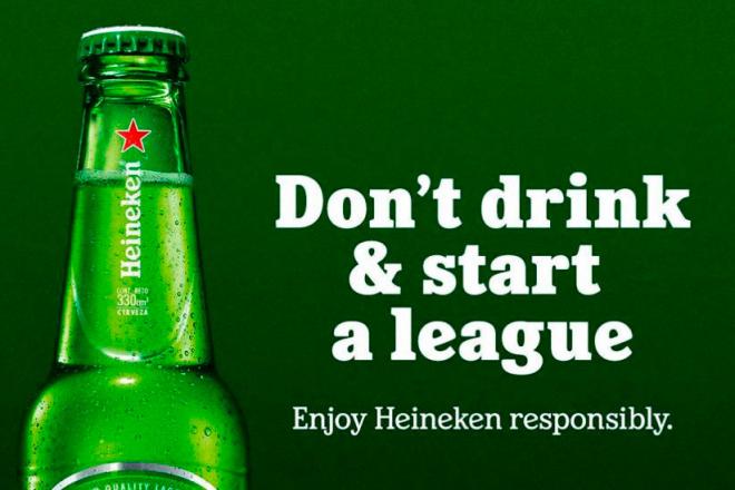 El anuncio de Heineken con la Superliga.