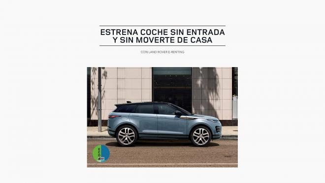 E-Renting, un Range Rover Evoque desde 774 euros al mes