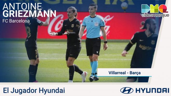 Antoine Griezmann, Jugador Hyundai del Villarreal-Barcelon.