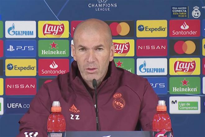 Rueda de prensa de Zidane.