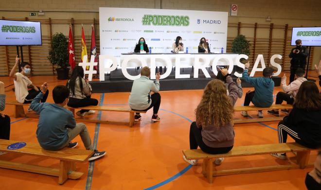 Presentación del convenio entre Iberdrola y el Ayuntamiento de Madrid.