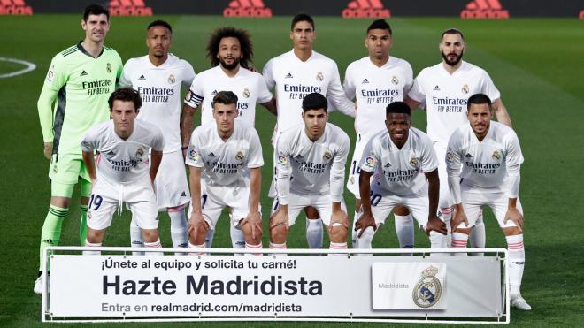 Once del Real Madrid ante Osasuna (Foto: RMCF).