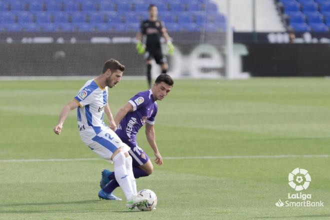 Lance del Leganés-Sporting en Butarque (Foto: LaLiga).