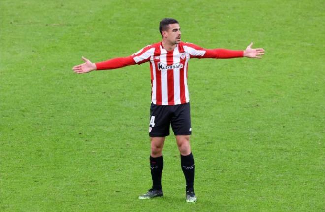 Dani García en un partido del Athletic.