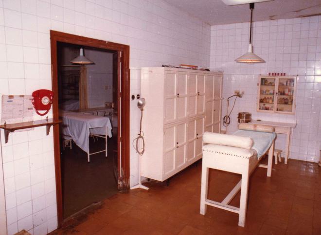 La enfermería de Dionisio Franco antes del Mundial (Desconozco al autor de la foto).