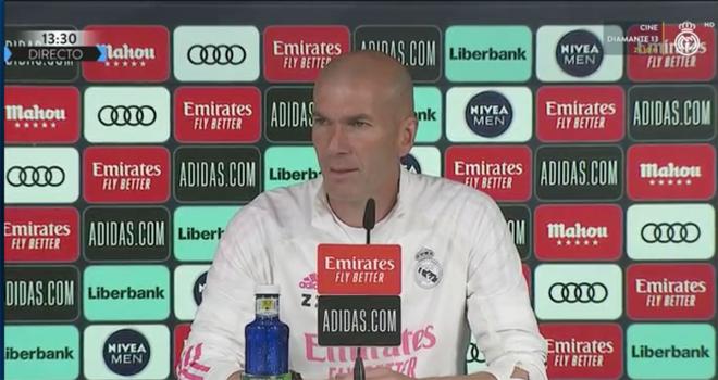 Rueda de prensa de Zidane.