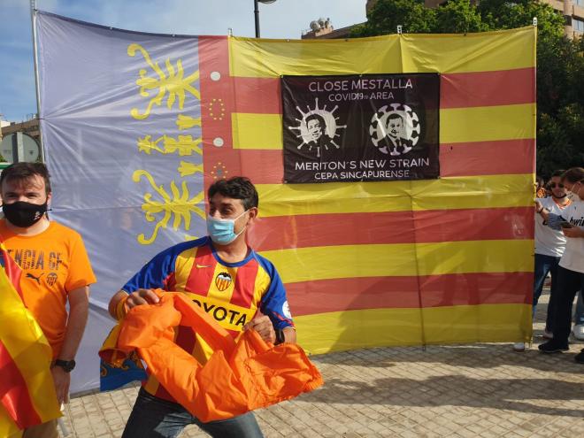 Imágenes de la última Manifestación de Protesta contra Peter Lim, propietario del Valencia CF